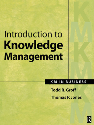 cover image of Introduction to Knowledge Management
